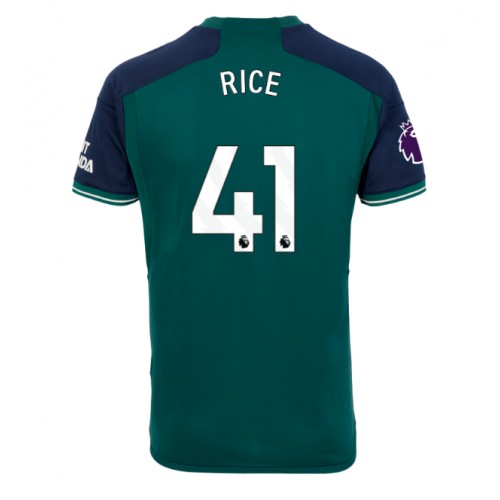 Fotballdrakt Herre Arsenal Declan Rice #41 Tredjedrakt 2023-24 Kortermet